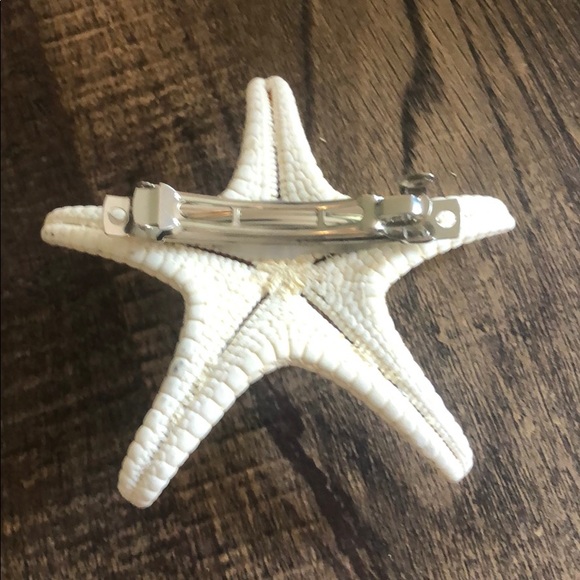 NWT White starfish barrette - Picture 5 of 5